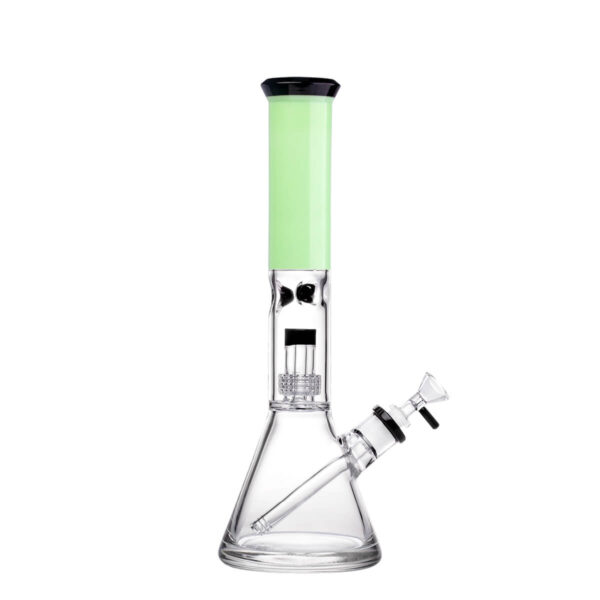 Glass Bong With Colored Neck