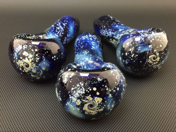 Once In A Blue Moon Fumed Galaxy Spoon Pipe